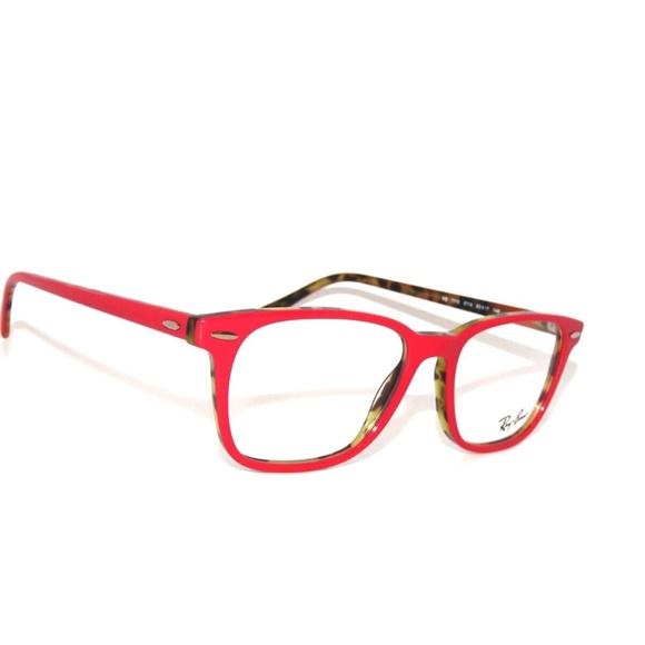 Ray Ban RX7119 5714 53 Top BordeauX Rose On Havana Eyeglasses Rayban 7119 - Picture 3 of 6